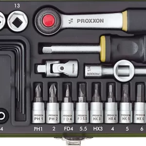 SET nasadnih ključeva 1/4-13mm 36 dijelna proxxon 23080