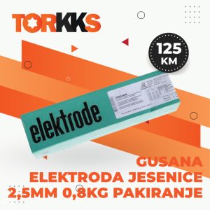 Gusana elektroda jesenice 2,5mm 0,8kg