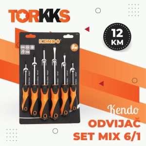 Odvijač SET 6/1 mix