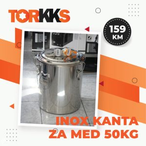 Inox kanta za med 50kg