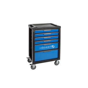 Hoegert kolica za alat sa 6 ladica blokada otvaranja ladica HT7G045