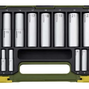 Set dubokih nasadnih ključeva 1/2″ i 1/4″ 20 kom 23292 PROXXON
