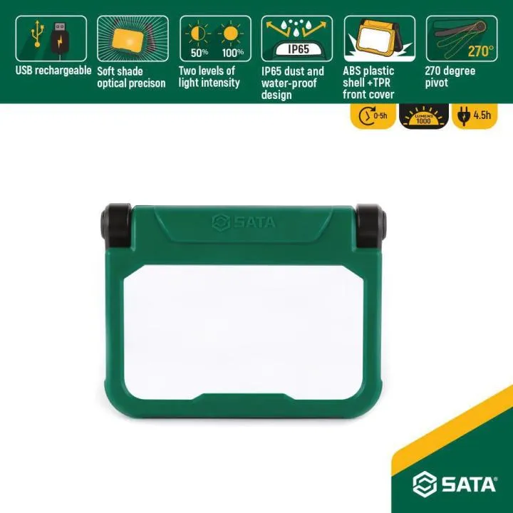 Aku Reflektor 1000 LM SATA ST90613 - Slika 7