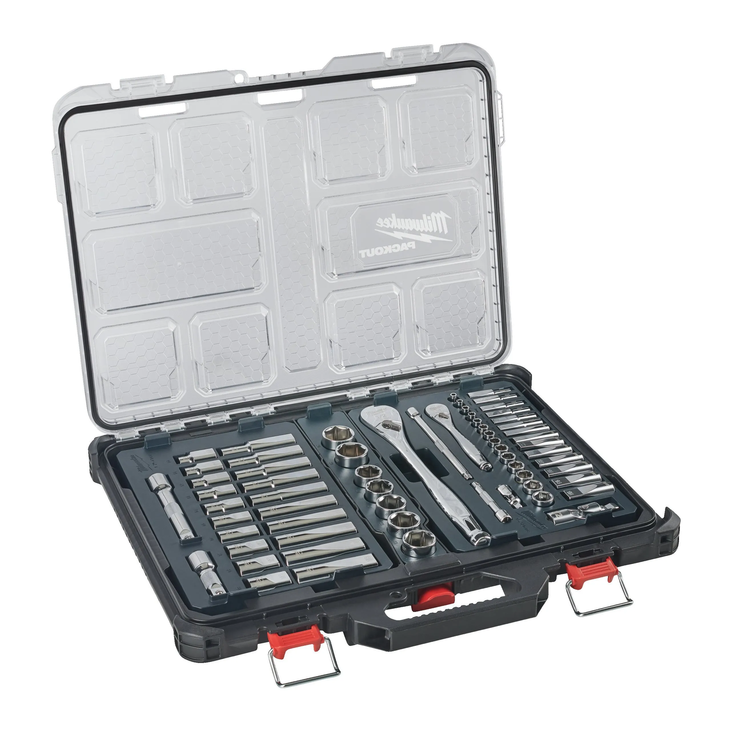Set gedora 1/4″ i 1/2″ 63/1 PACKOUT 4932493661 - Slika 2